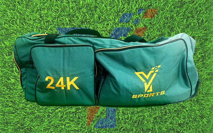 Cricket Kit Bag with Wheels Green Color