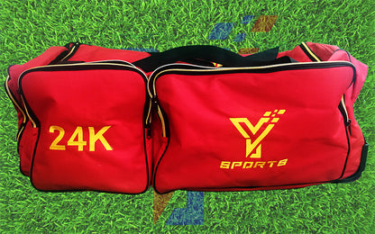 Cricket Kit Bag with Wheels Red Color